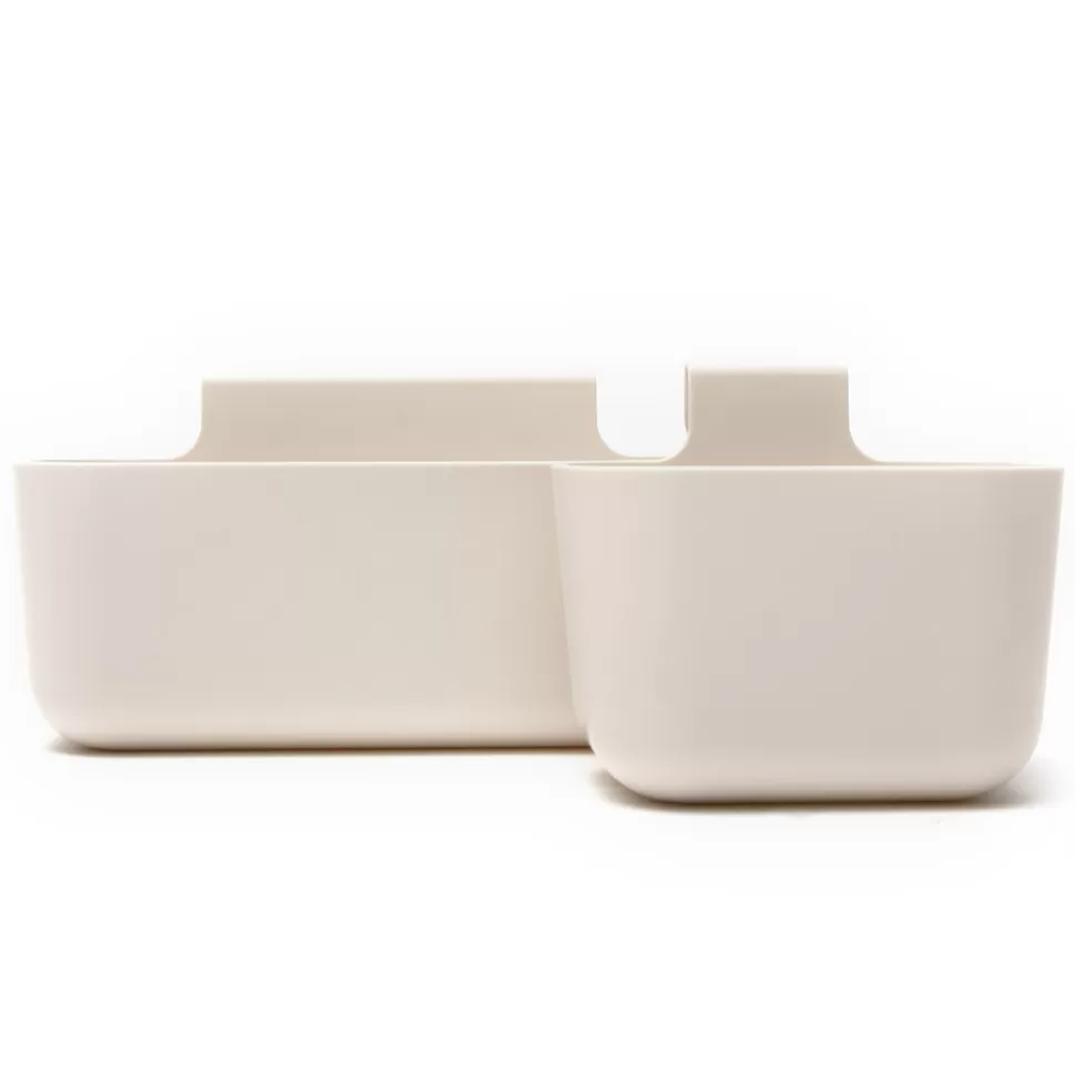 Charlie Crane Table À Langer>Lot de 2 Paniers de Rangement PAGO - Blanc