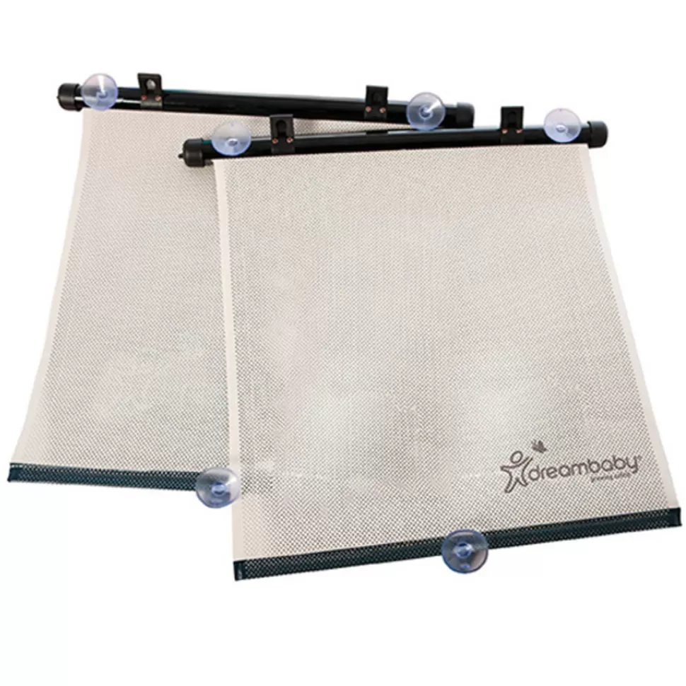 Dreambaby Pare-soleil | Equipement Voiture>Lot de 2 Pare-soleils Ajustables avec Ventouses