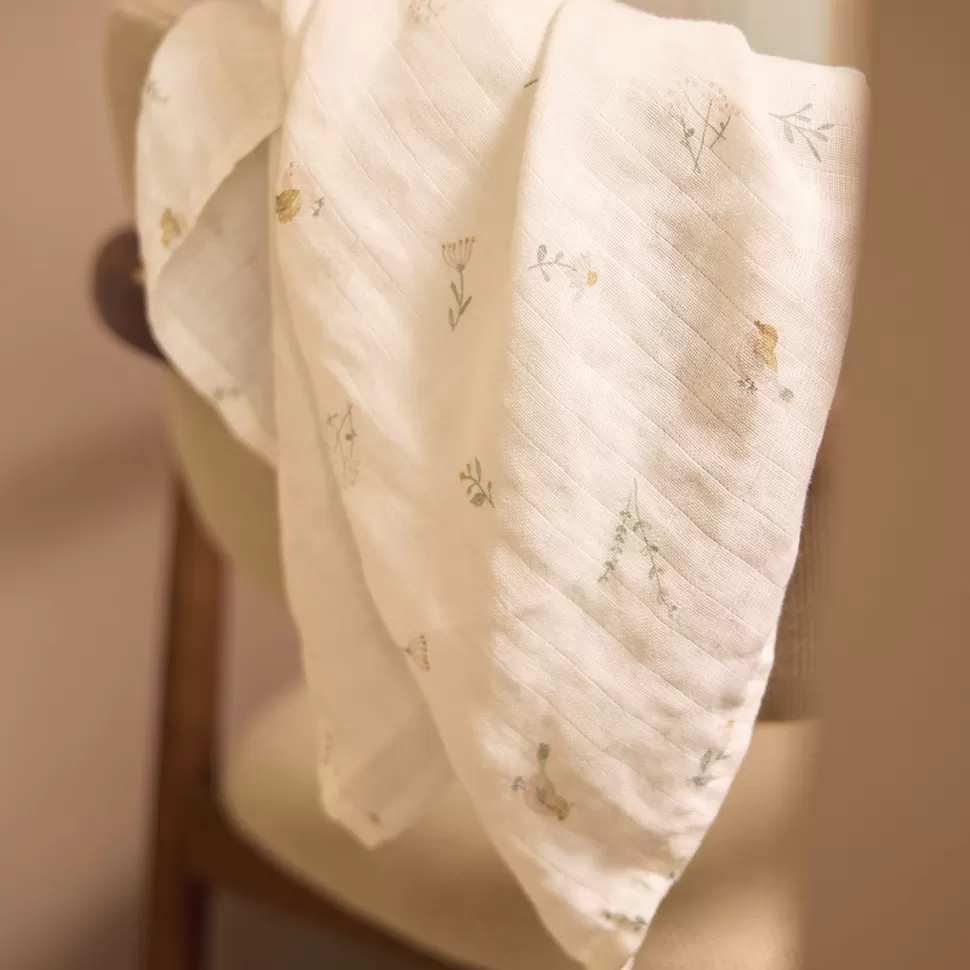 Jollein Textile>Lot de 3 Petits Langes Gaze de Coton - Lovely birds