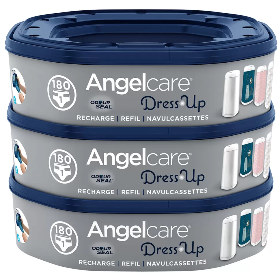 Angelcare Couche>Lot de 3 Recharges pour Poubelle Dress Up