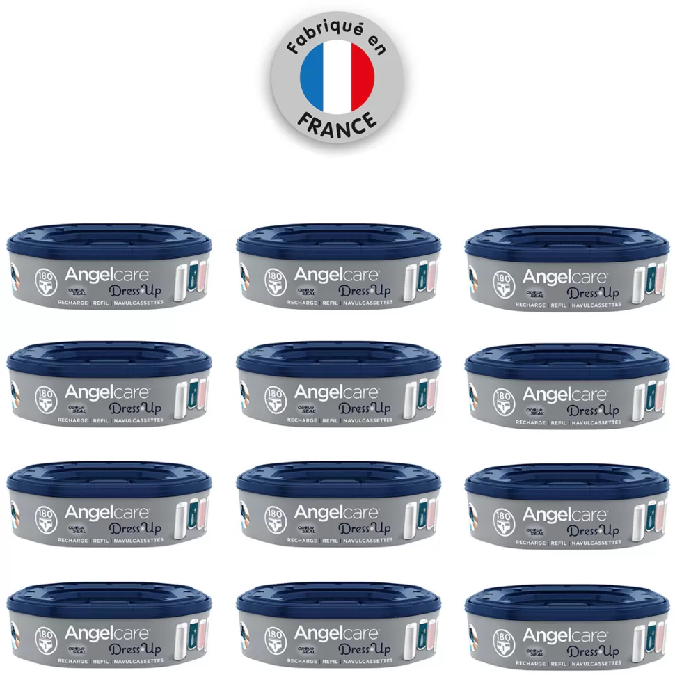 Angelcare Couche>Lot de 12 Recharges pour Poubelle Dress Up