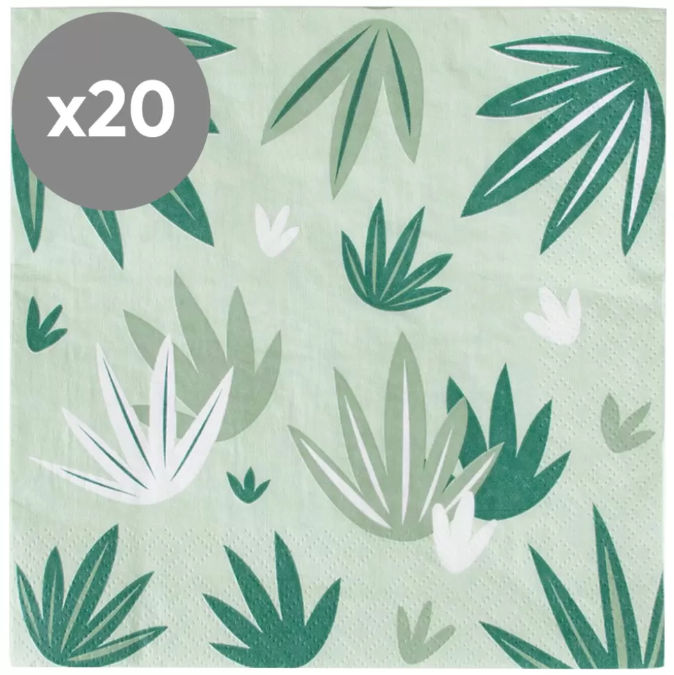 My Little Day Repas>Lot de 20 Serviettes en Papier - Tropical