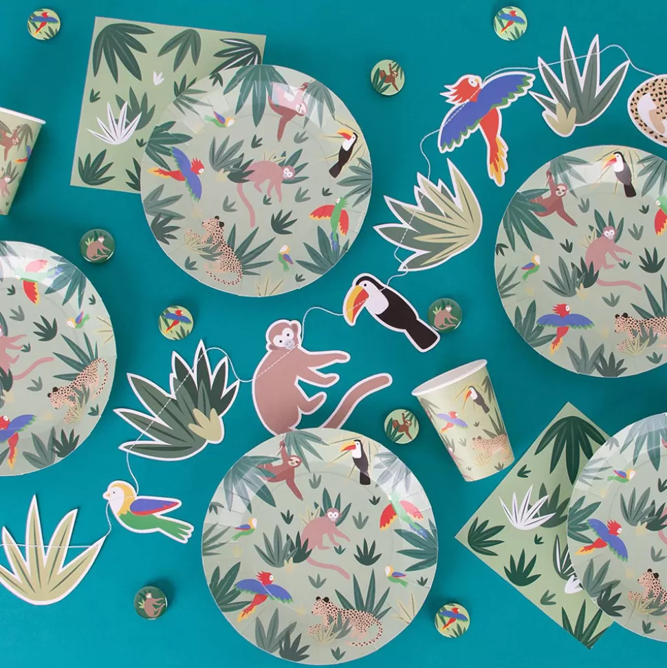 My Little Day Repas>Lot de 20 Serviettes en Papier - Tropical