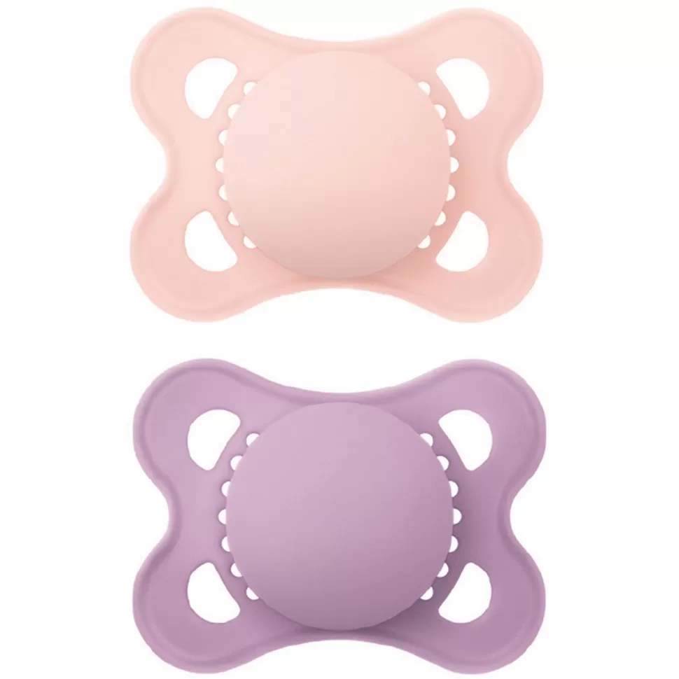 MAM Succion>Lot de 2 Sucettes Original Colors of Nature Unies Rose - 2/6 Mois