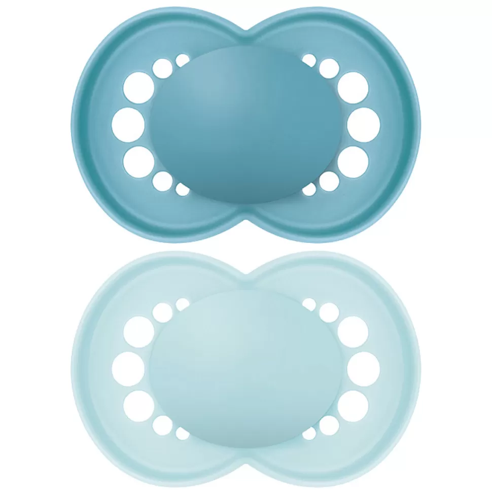 MAM Succion>Lot de 2 Sucettes Original Tendance Bleu - 6 Mois +