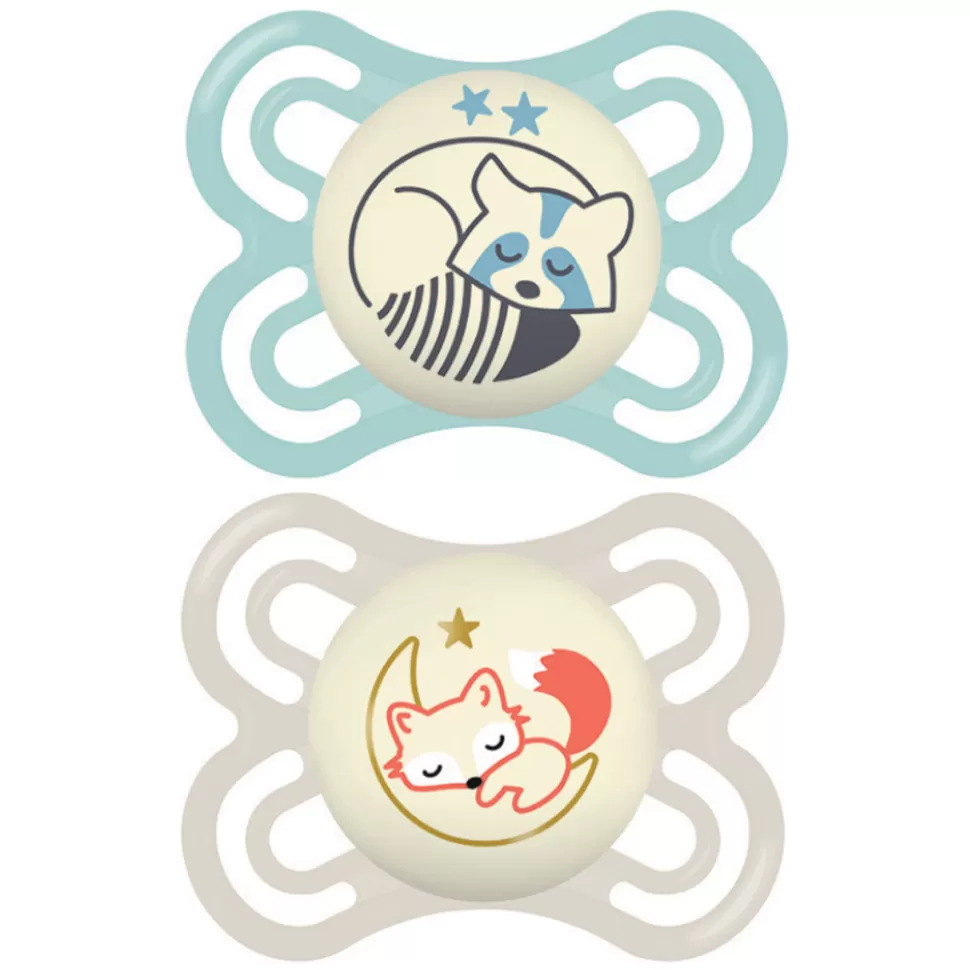 MAM Succion>Lot de 2 Sucettes Perfect Nuit - 2/6 Mois