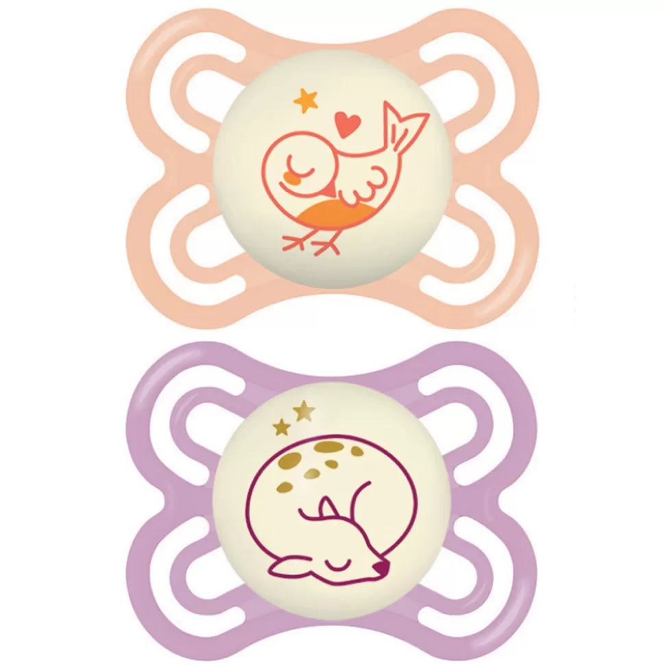MAM Succion>Lot de 2 Sucettes Perfect Nuit - 2/6 Mois