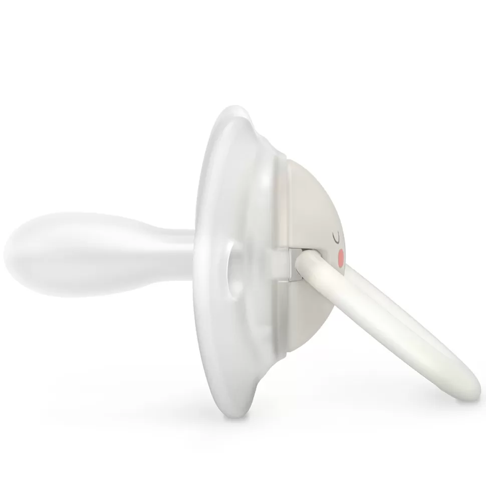 Suavinex Succion>Lot de 2 Sucettes Symétriques SX Pro Night & Day Eléphant - 6/18 Mois