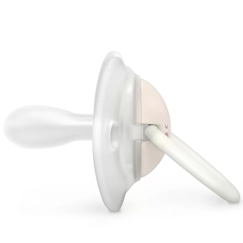 Suavinex Succion>Lot de 2 Sucettes Symétriques SX Pro Night & Day Lapin - 0/6 Mois