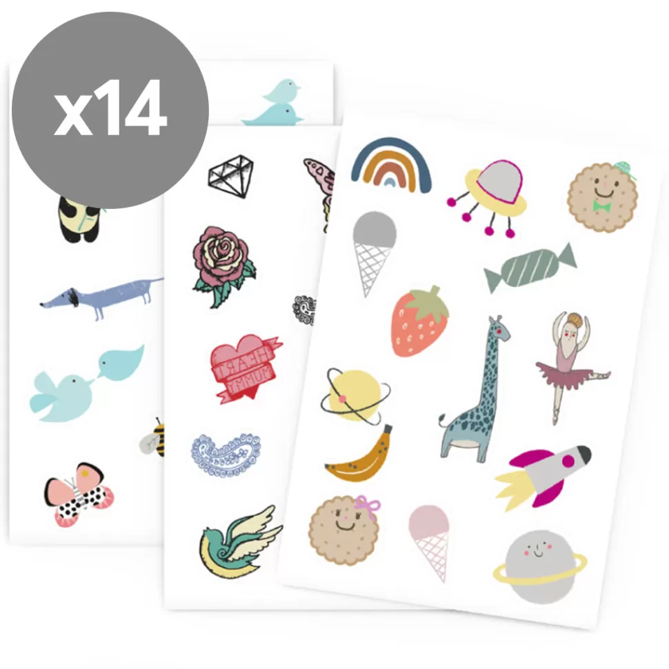 Enfant Suavinex Cosmétique Enfant>Lot de 14 Tattoos à la Citronnelle