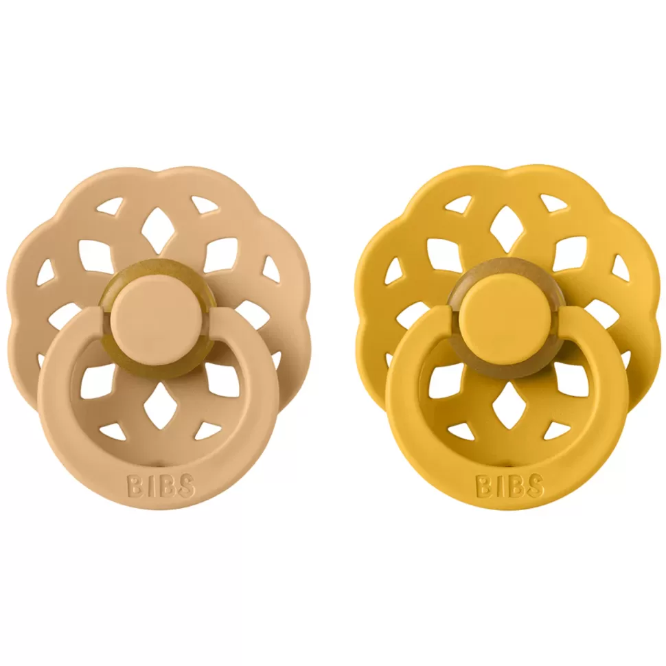 Bibs Succion>Lot de 2 Tétines Boheme Desert Sand & Honey Bee - 0/6 Mois
