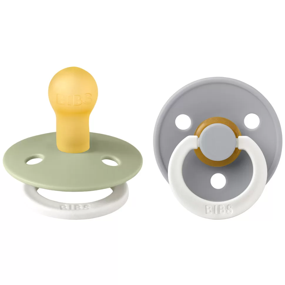 Bibs Succion>Lot de 2 Tétines Night Sage & Cloud - 0/6 Mois