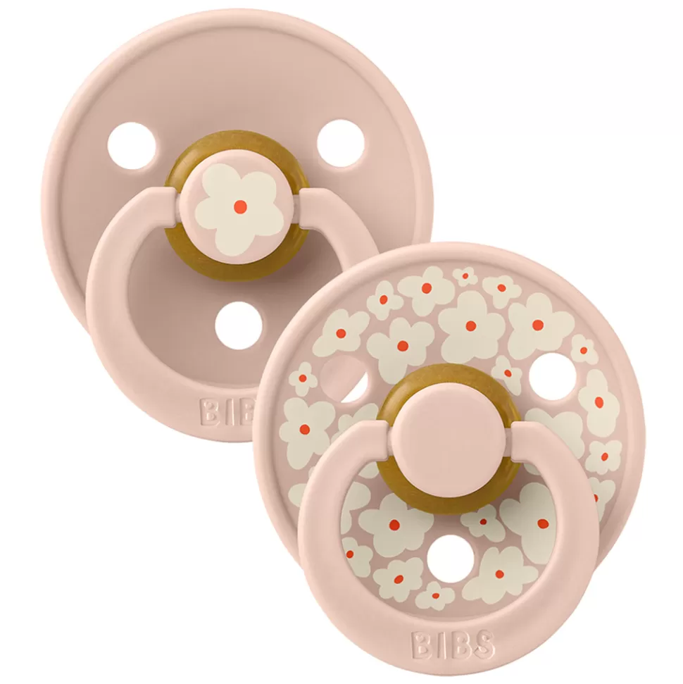 Bibs Succion>Lot de 2 Tétines Rondes Studio Jasmine Blush Mix - 6/18 Mois
