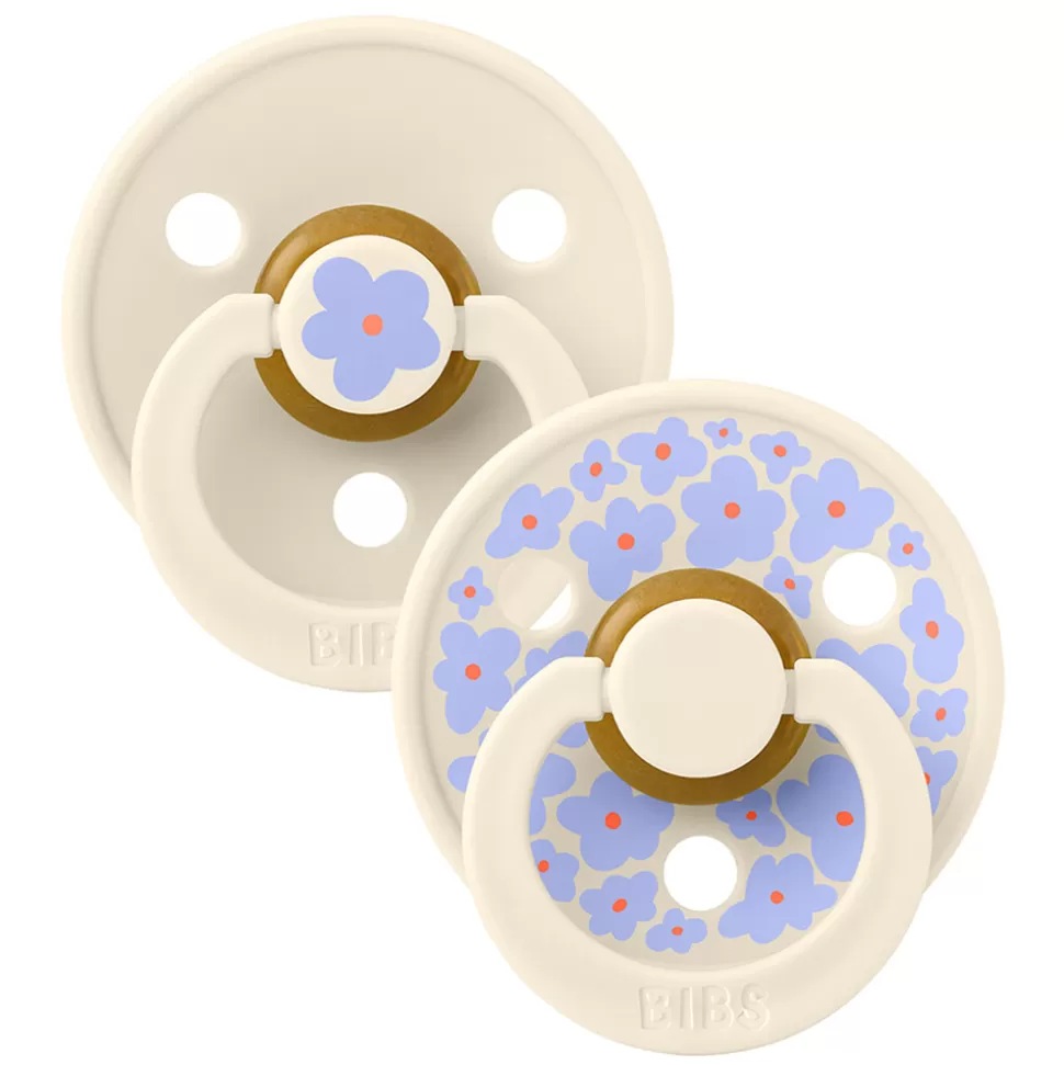 Bibs Succion>Lot de 2 Tétines Rondes Studio Jasmine Ivory Mix - 6/18 Mois