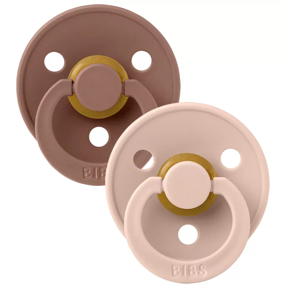 Bibs Succion>Lot de 2 Tétines Woodchuck & Blush - 6/18 Mois