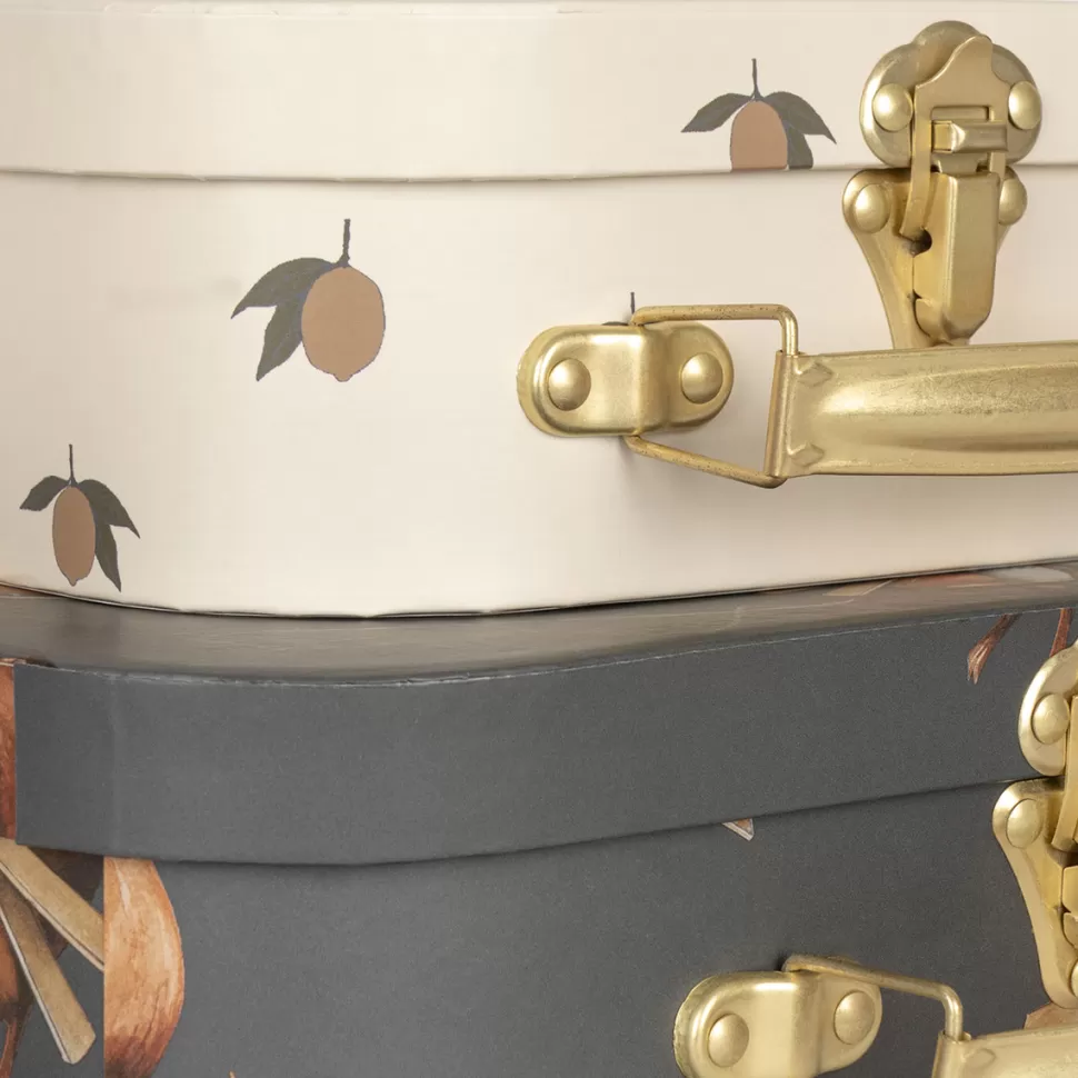 Enfant Konges Sløjd Bagagerie Enfant>Lot de 2 Valises - Lemon & Val d'Esere