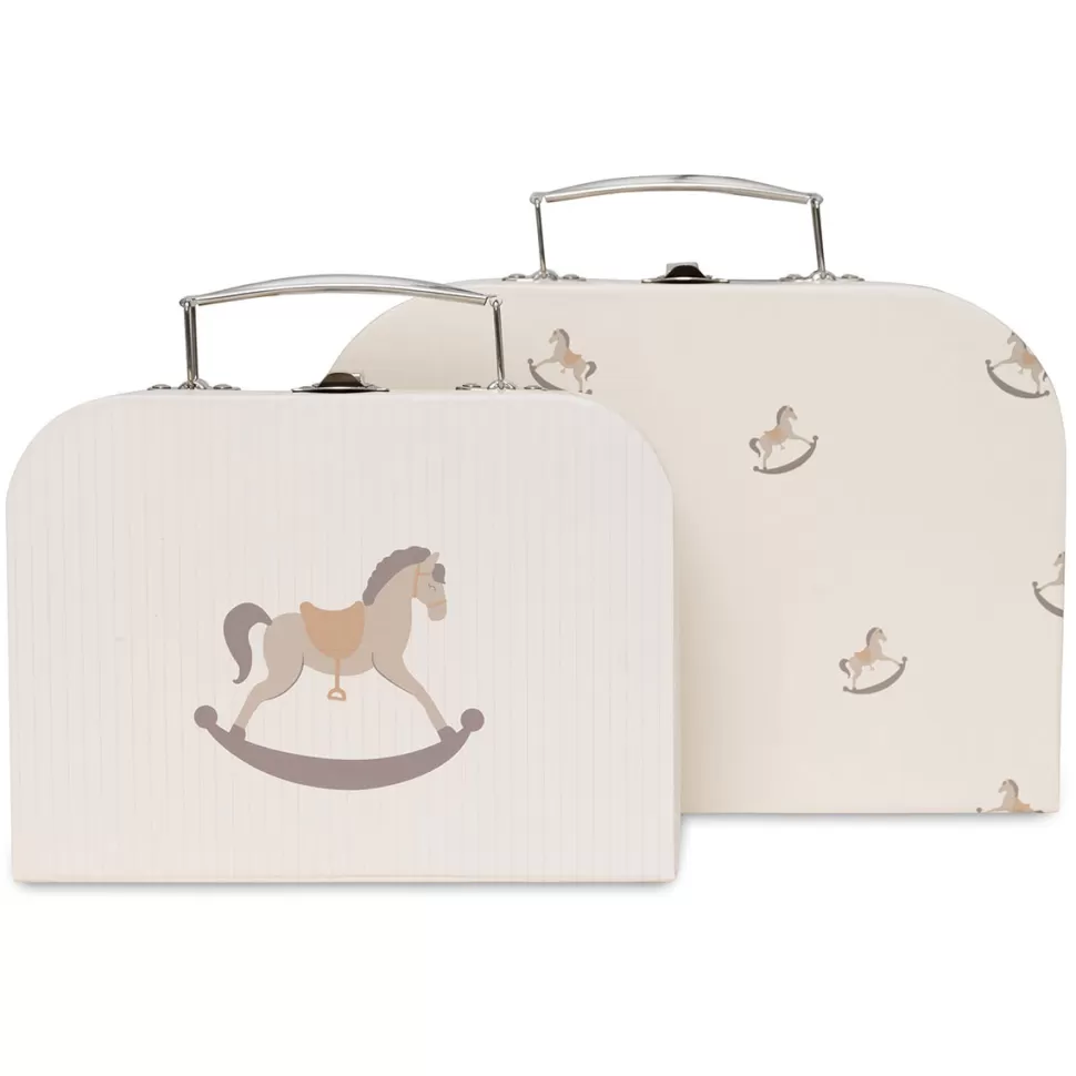 Enfant Jollein Bagagerie Enfant>Lot de 2 Valisettes à Jouets - Nostalgic Ride
