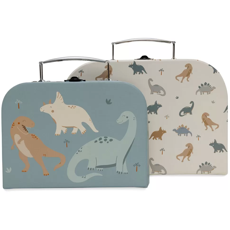 Enfant Jollein Bagagerie Enfant>Lot de 2 Valisettes à Jouets - Roarsome