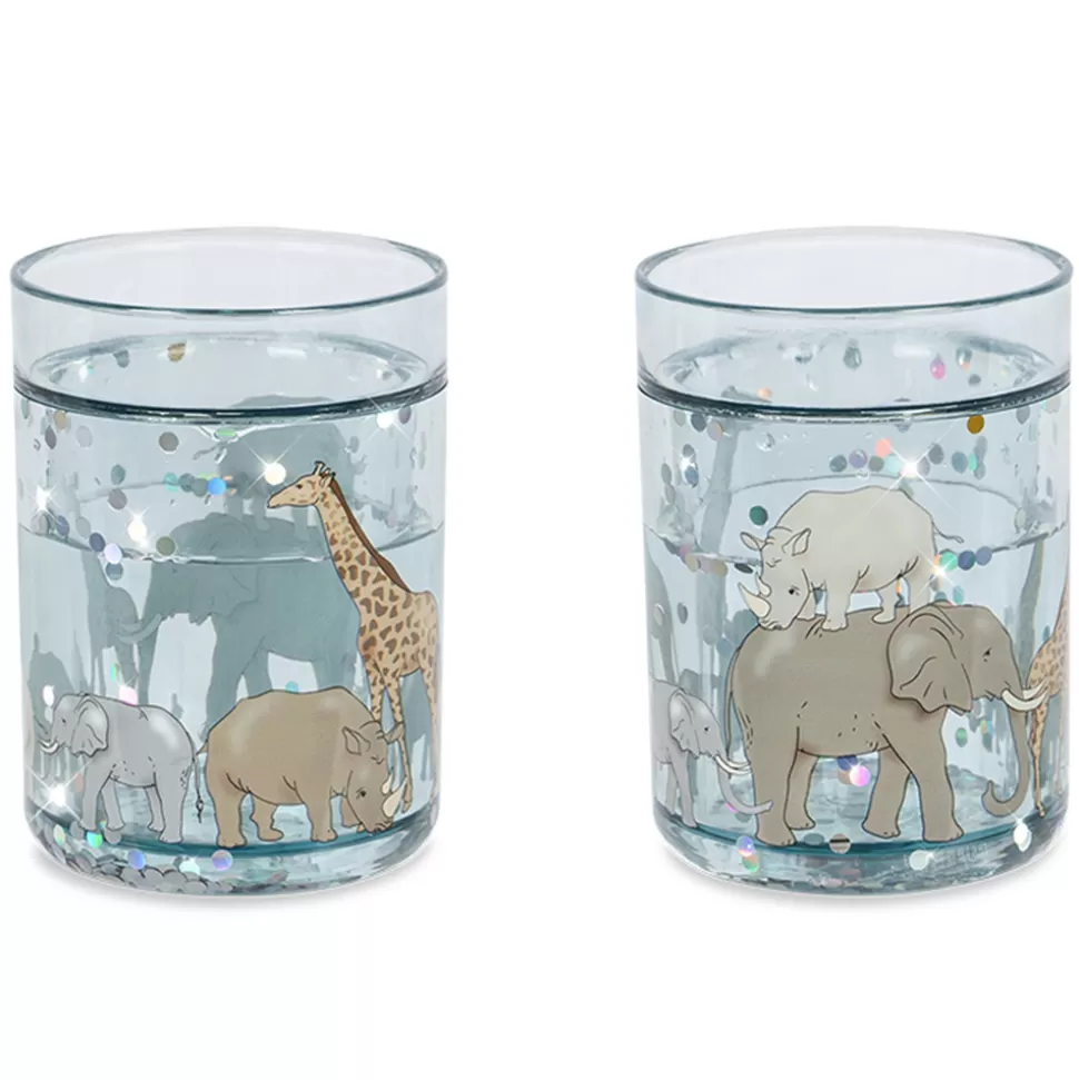Konges Sløjd Repas>Lot de 2 Verres Magiques Safari - 180 ml