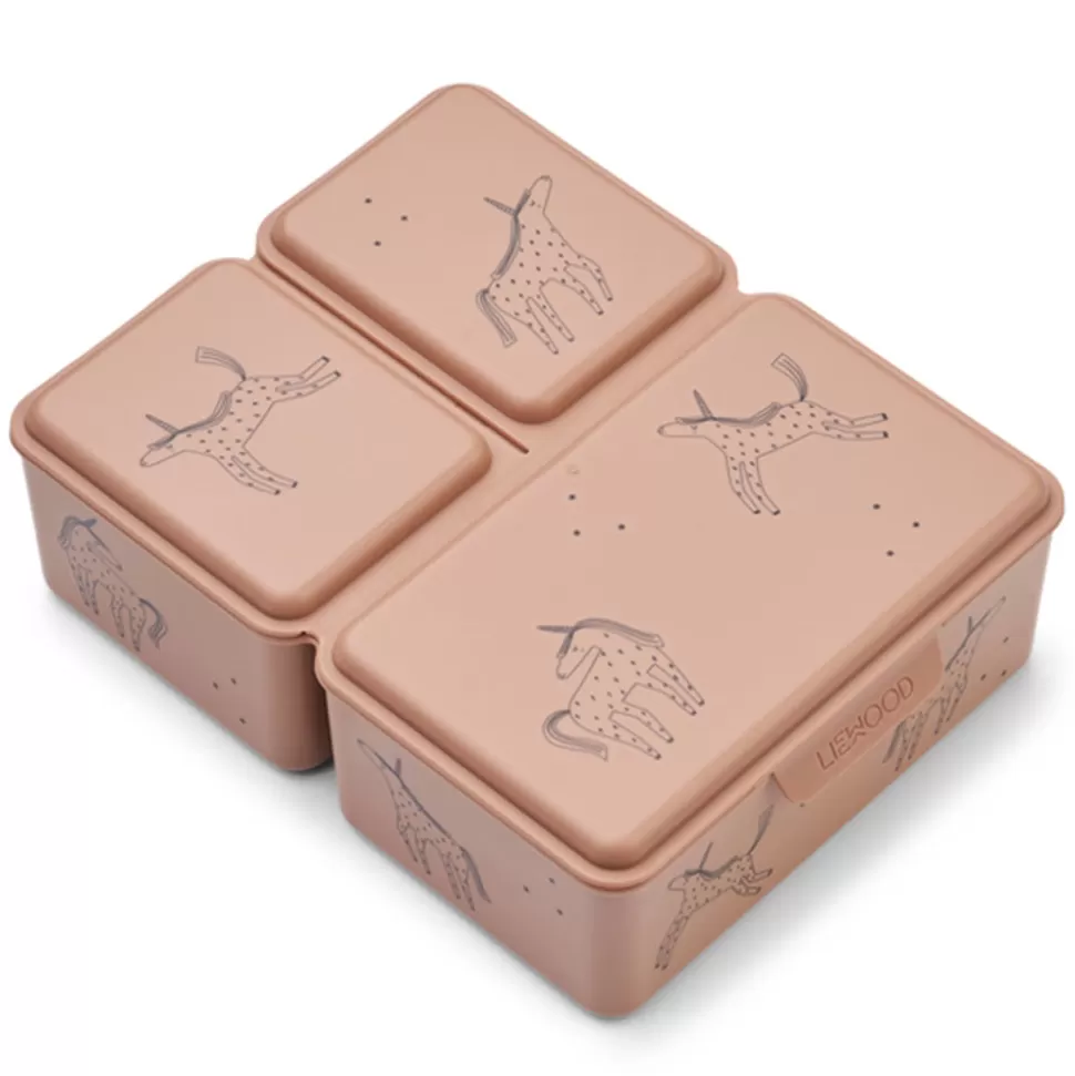 Liewood Repas>Lunchbox Driss Licornes - Pale Tuscany
