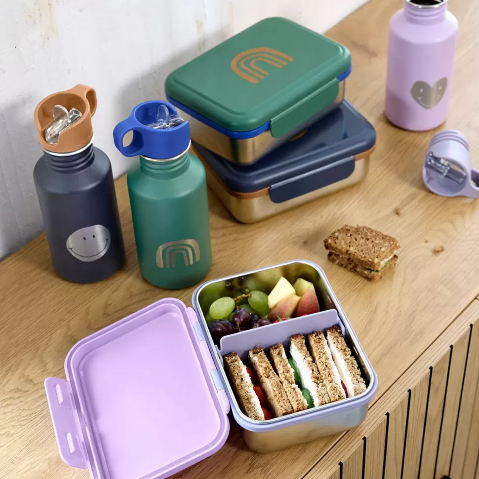 LÄSSIG Repas>Lunchbox Little Gang - Arc-en-ciel Vert