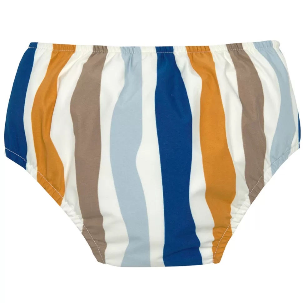 LÄSSIG Accessoires Bébé>Maillot de Bain Couche Desert Aventure Vagues Bleu Nature - 3/6 Mois