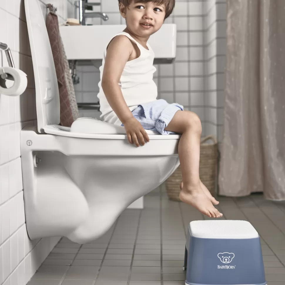 BabyBjörn Hygiène & Soin>Marchepied - Bleu Profond et Blanc
