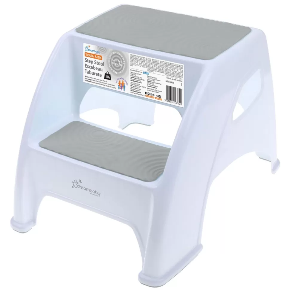 Dreambaby Hygiène & Soin>Marchepied 2 Marches Toddler & Me - Gris