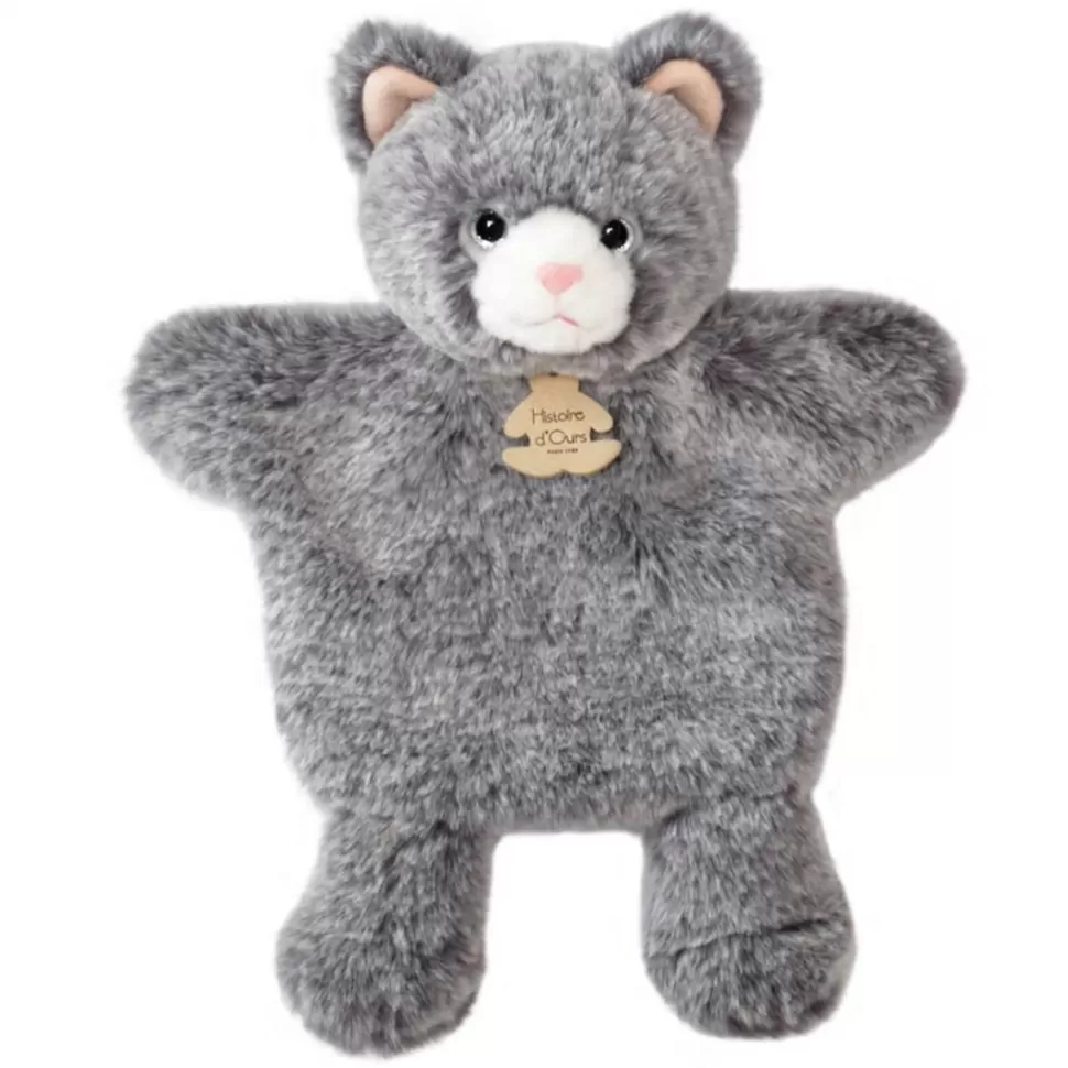 Histoire d'Ours Marionnette>Marionnette Chat - Sweety Mousse