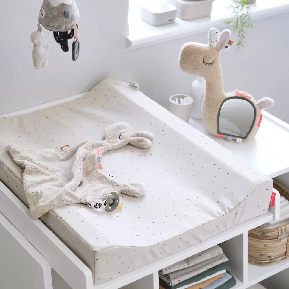 Done by Deer Matelas Et Housse À Langer>Matelas à Langer Easy Wipe - Confetti Sable
