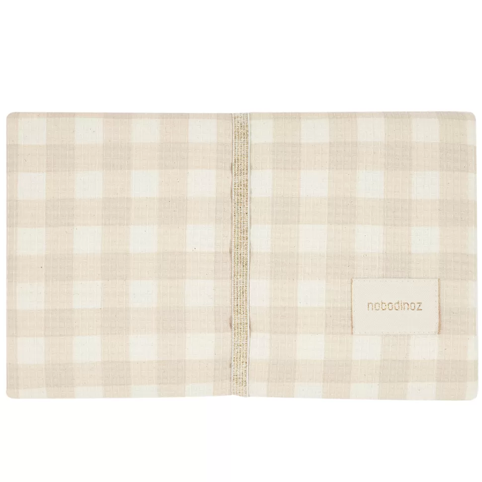 Nobodinoz Matelas Et Housse À Langer>Matelas à Langer Imperméable Mozart - Ivory Checks