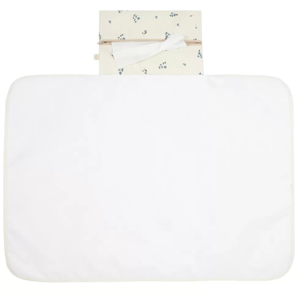 Nobodinoz Matelas Et Housse À Langer>Matelas à Langer Imperméable Mozart - Lily Blue