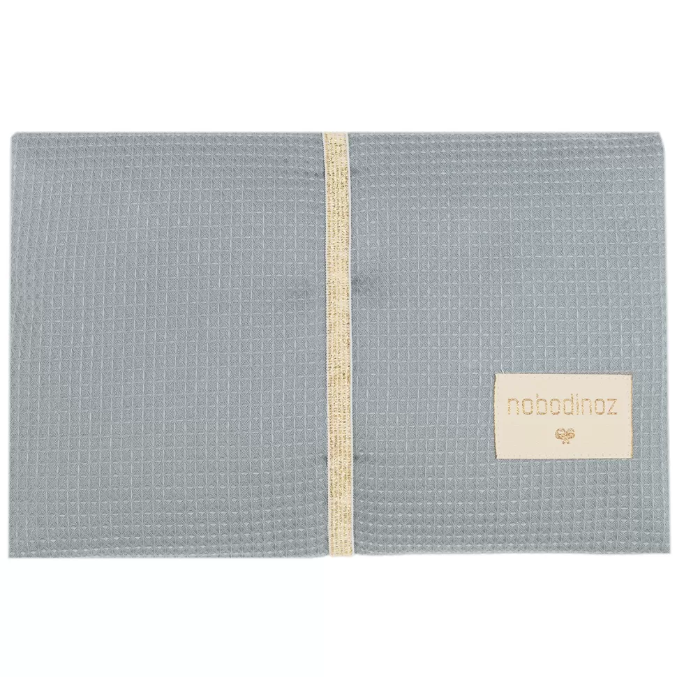 Nobodinoz Matelas Et Housse À Langer>Matelas à Langer Imperméable Mozart - Stone Blue