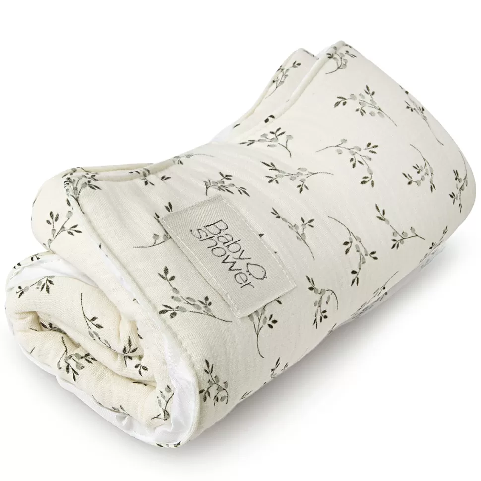 Babyshower Matelas Et Housse À Langer>Matelas à Langer Nomade Knot - Olive Bloom