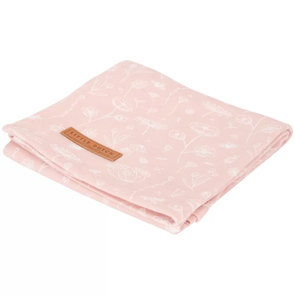 Little Dutch Textile>Maxi Lange Wild Flowers & Pure - Pink