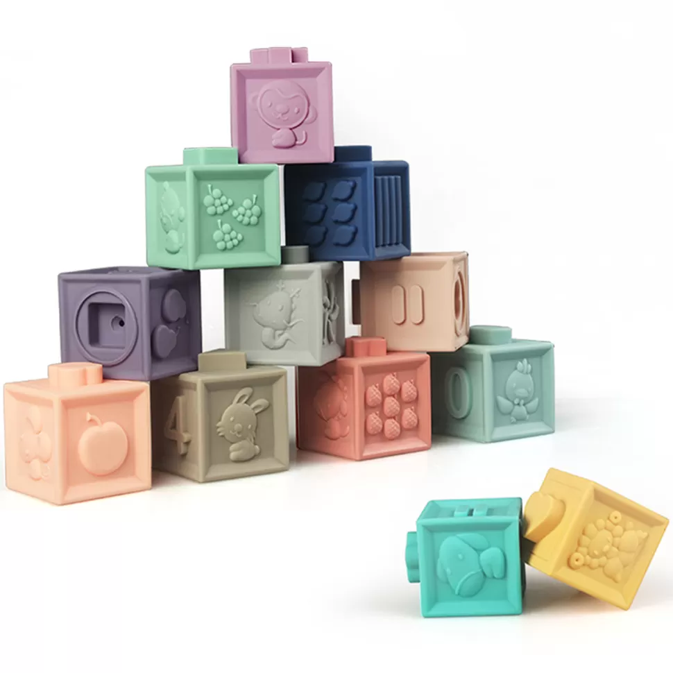 BabyToLove Mes Premiers Jouets>Mes Premiers Cubes Educatifs