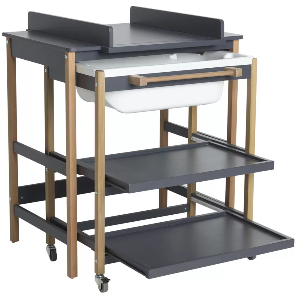 Quax Table À Langer>Meuble de Bain Smart - Moonshadow et Naturel