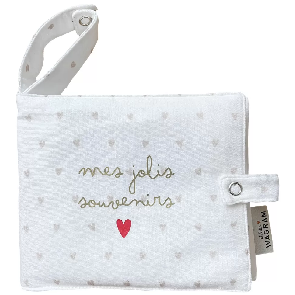 Atelier Wagram Décoration>Mini Album - Coeurs Mes Jolis Souvenirs