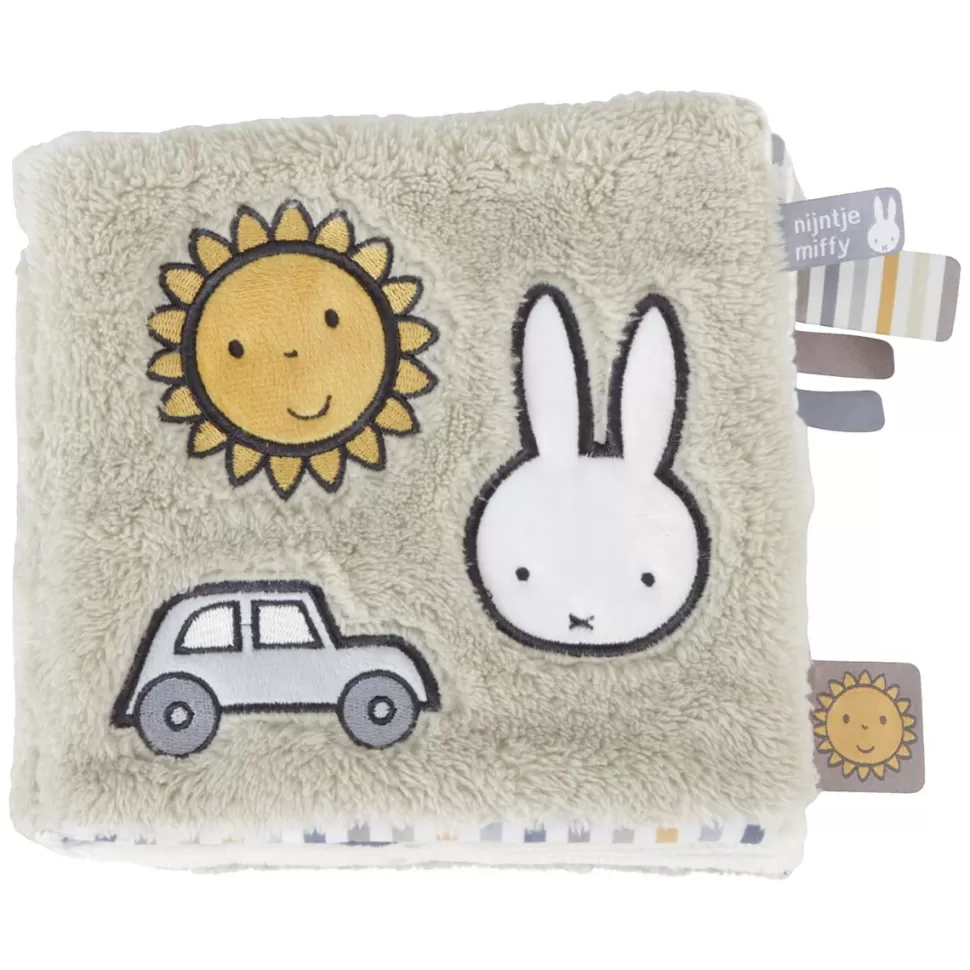 Pioupiou & Merveilles Livres>Mini Livre d'Activités en Tissu Miffy - Fluffy Bleu Vert
