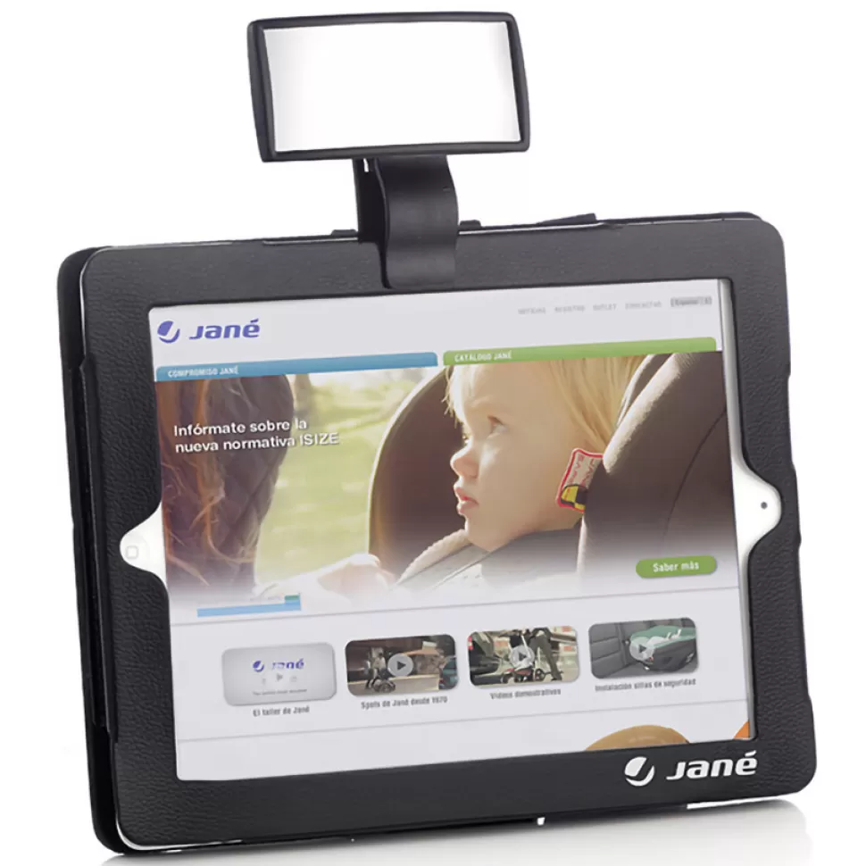 Jané Equipement Voiture>Miroir de Sécurité avec Housse pour Tablette