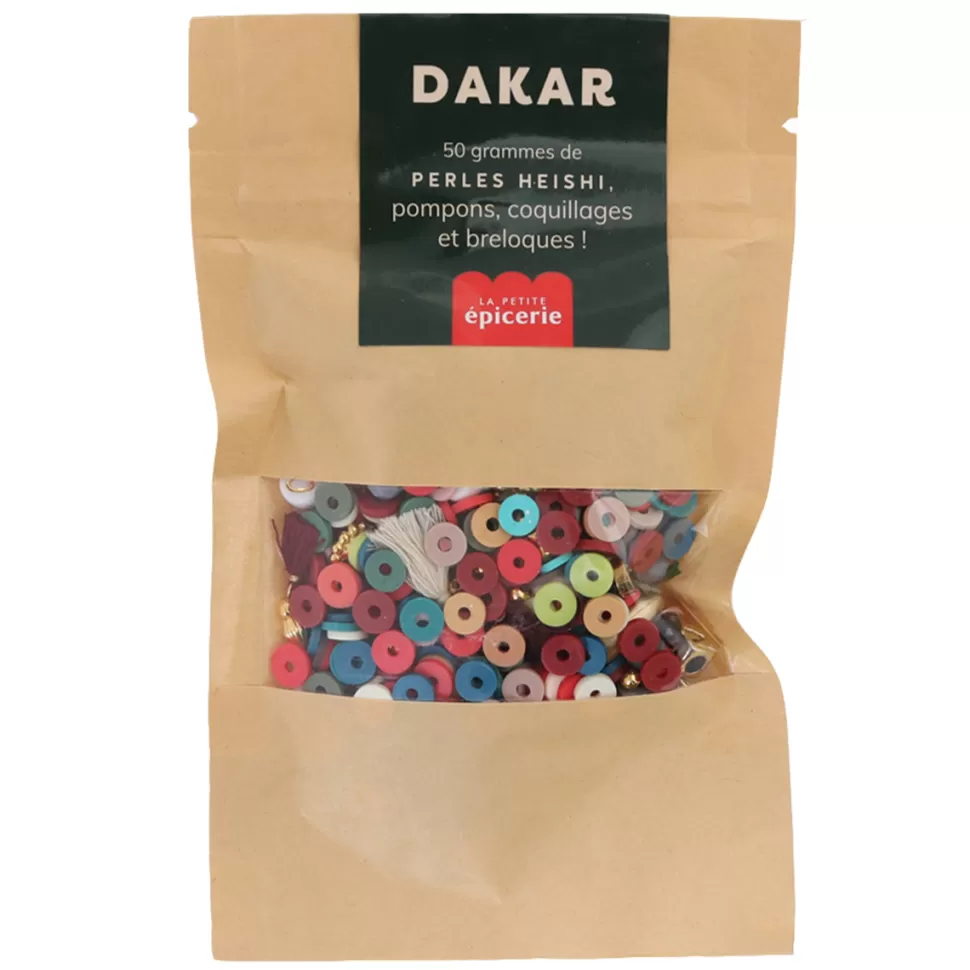 La Petite Epicerie Loisirs Créatifs>Mélange de Perles Heishi et de Breloques - Dakar