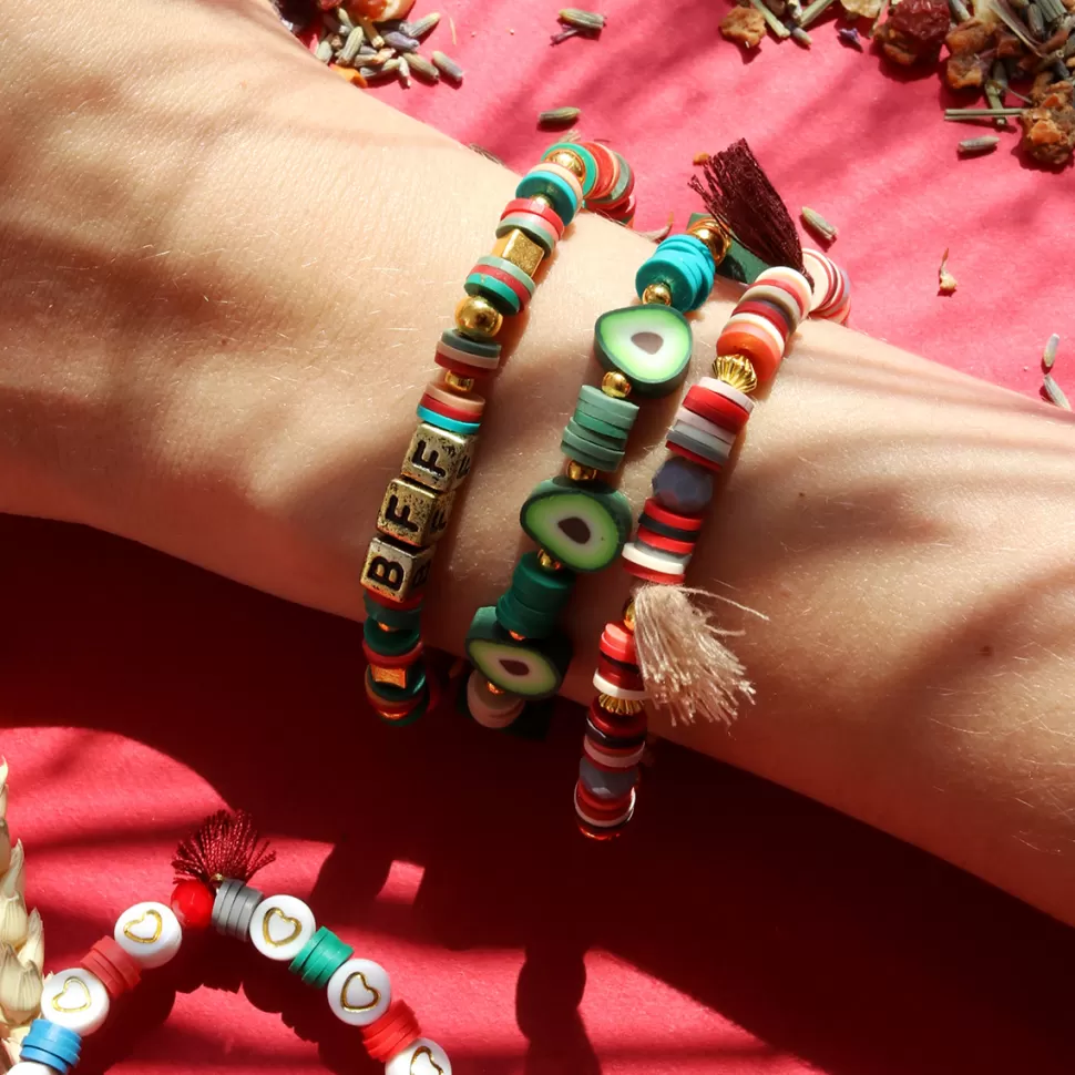 La Petite Epicerie Loisirs Créatifs>Mélange de Perles Heishi et de Breloques - Dakar