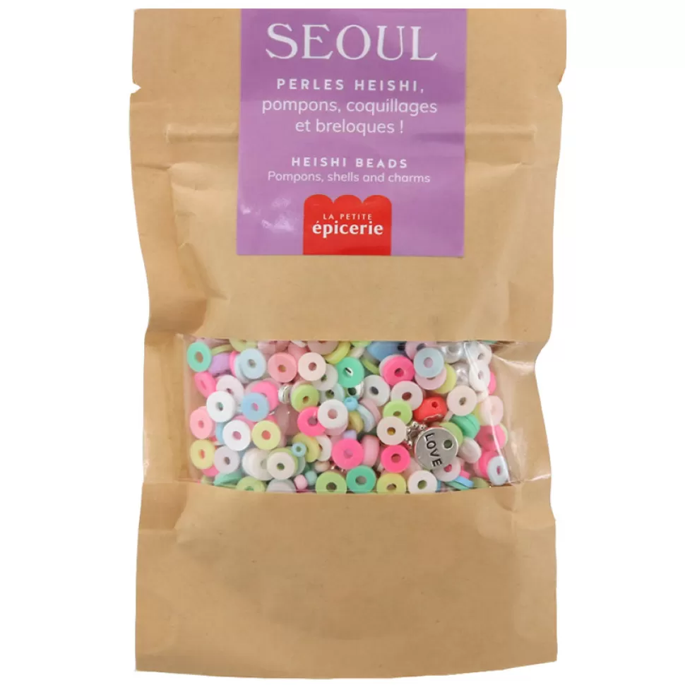 La Petite Epicerie Loisirs Créatifs>Mélange de Perles Heishi et de Breloques - Séoul