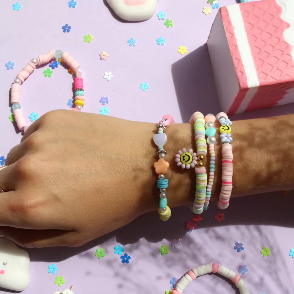 La Petite Epicerie Loisirs Créatifs>Mélange de Perles Heishi et de Breloques - Séoul