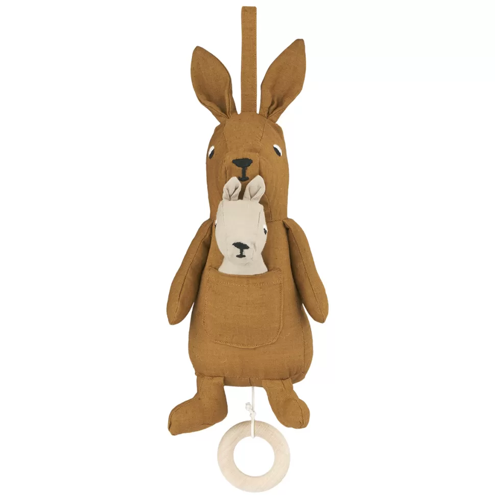 Liewood Mobile>Mobile Musical Ailo - Kangaroo Golden Caramel
