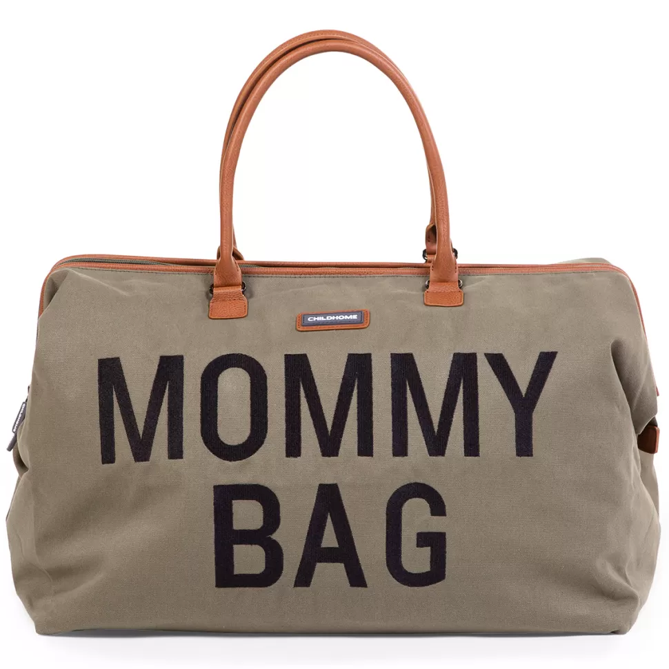 Childhome Sac À Langer>Mommy Bag Large Canvas - Kaki