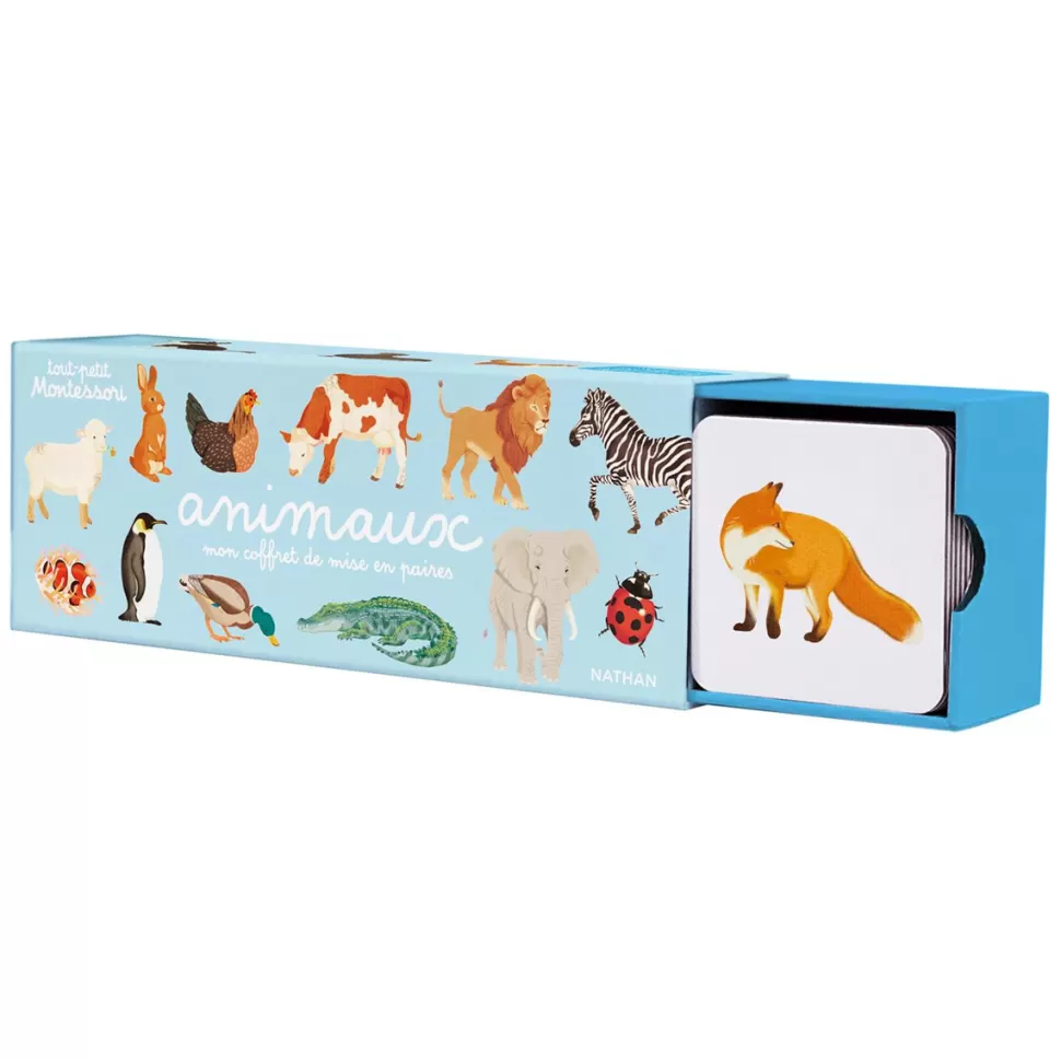 Nathan Editions Mes Premiers Jouets>Mon Coffret de Mise en Paires - Animaux