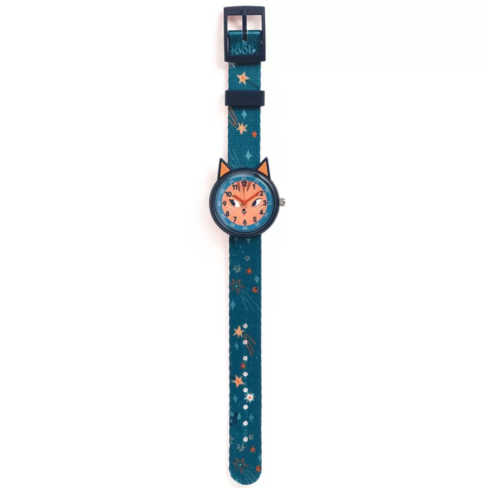 Djeco Décoration>Montre Ticlock - Petits Chats