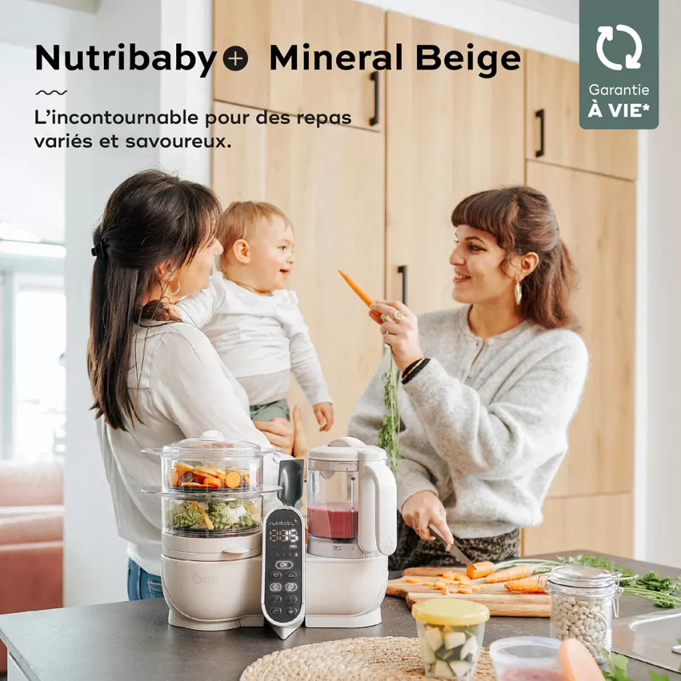 Babymoov Cuiseur & Mixeur>Nutribaby (+) - Mineral Beige
