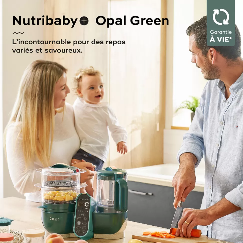 Babymoov Cuiseur & Mixeur>Nutribaby (+) - Opal Green